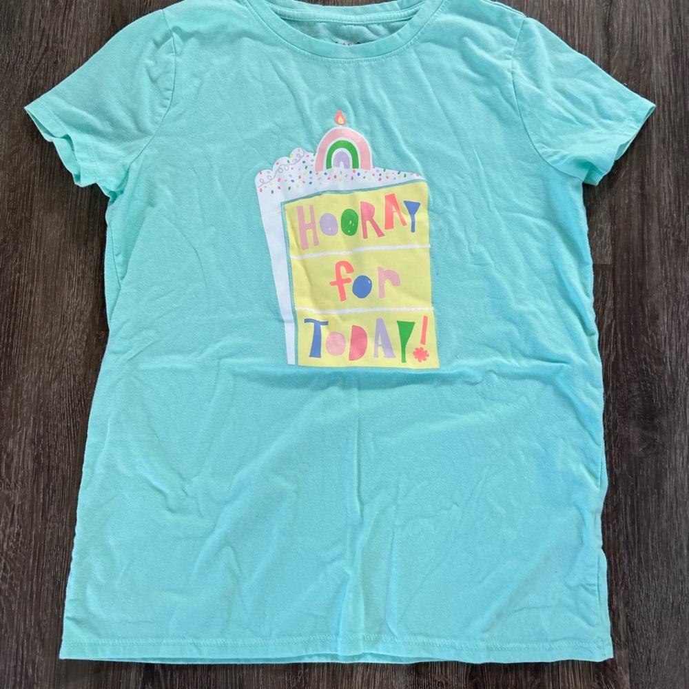 Cat and Jack birthday t size 10-12
